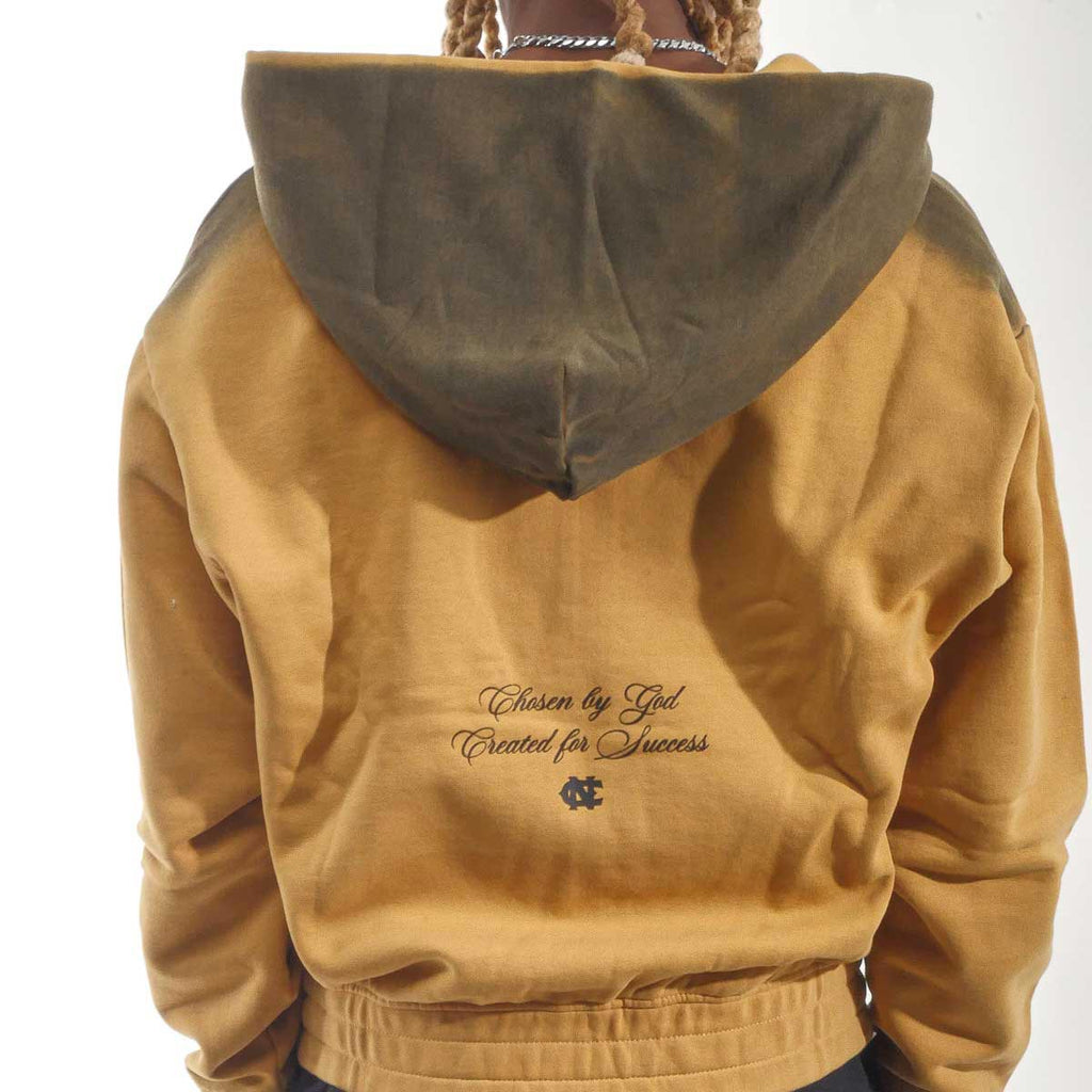 Chosen washed full-zip hoodie