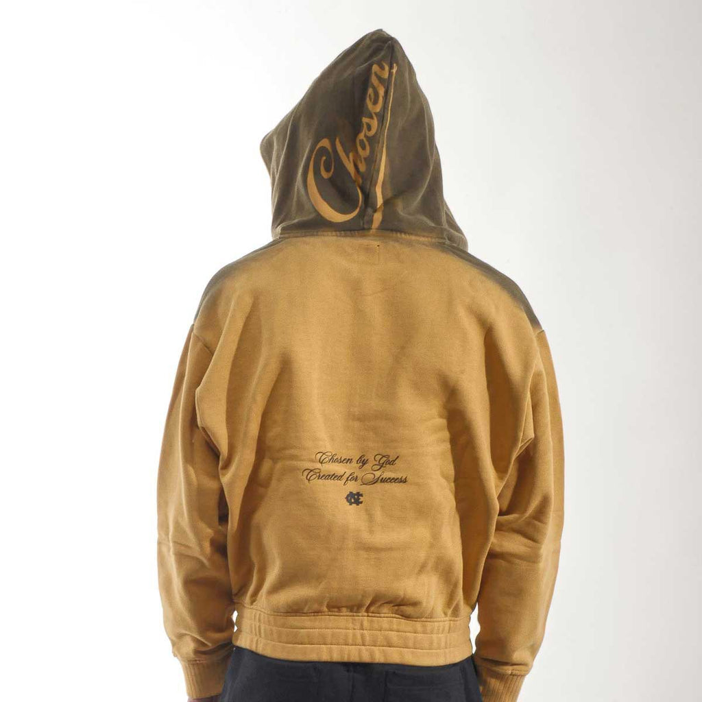 Chosen washed full-zip hoodie