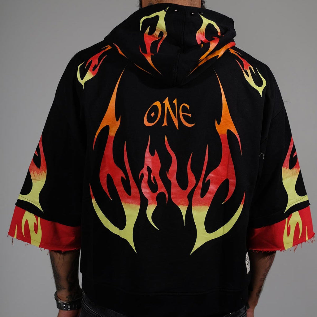 One love short sleeve hoodie