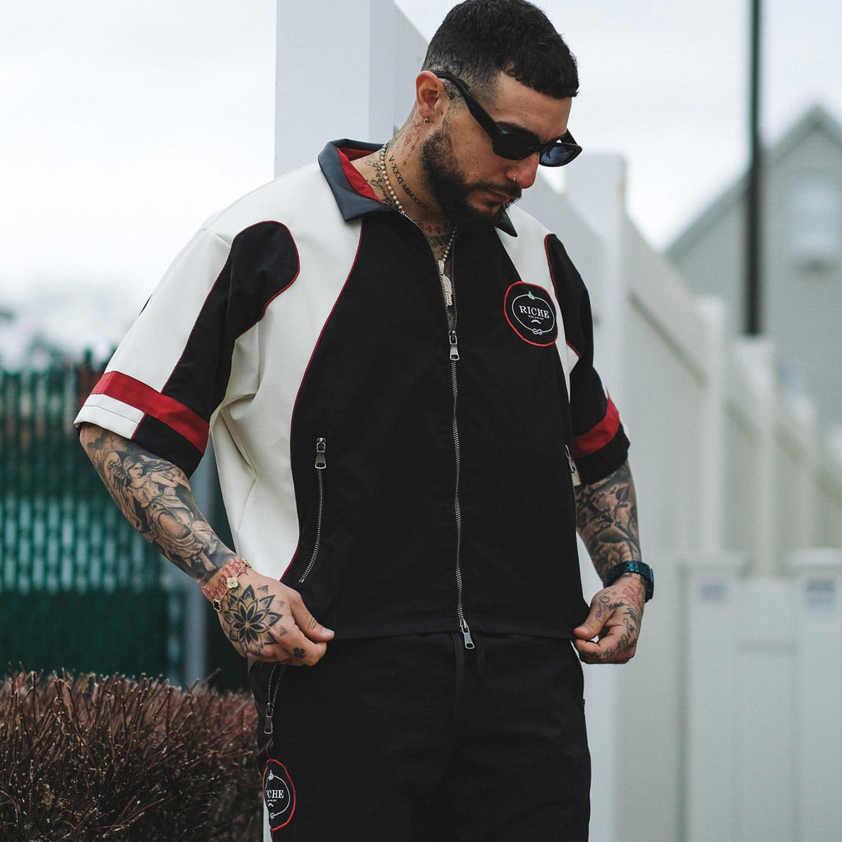 Racer crop jacket