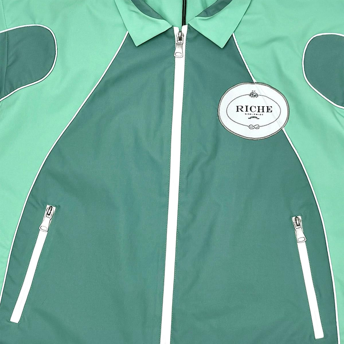 Nylon biker jacket set