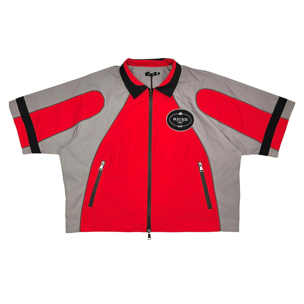 Nylon biker jacket set