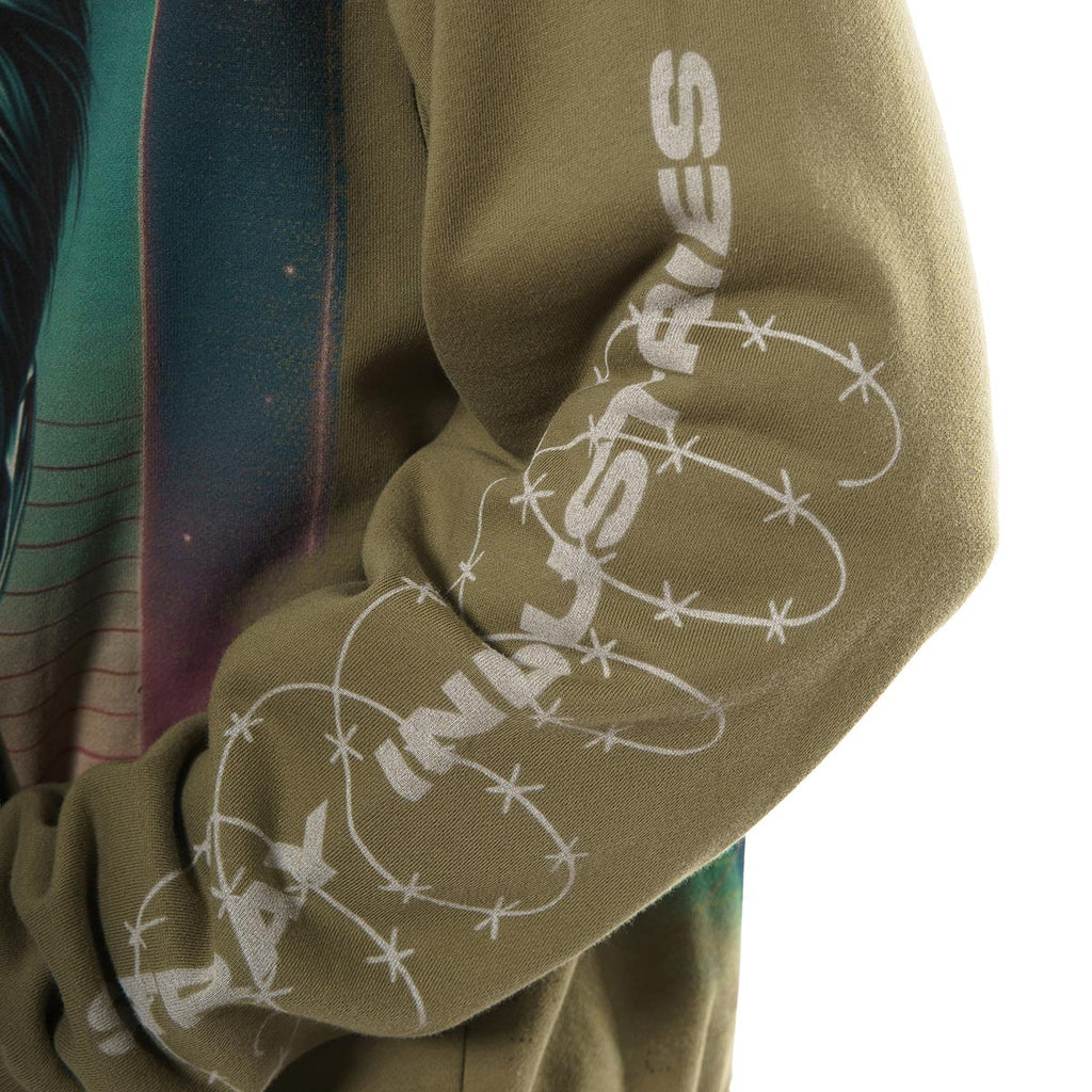 Zombie cyborg stray full-zip hoodie