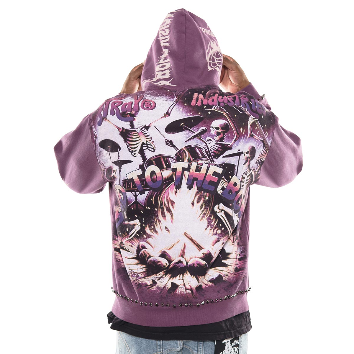 A bold vision stray full-zip hoodie