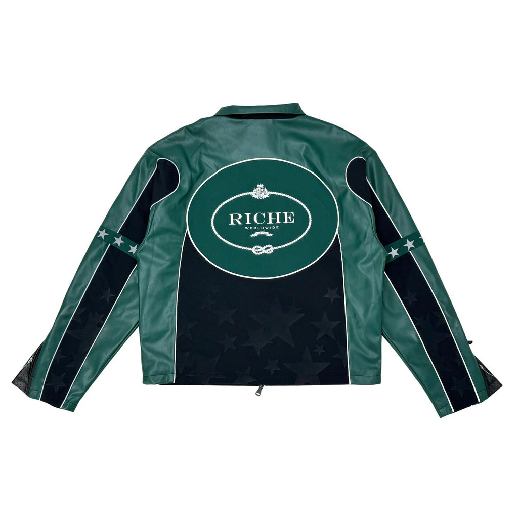 Star studded nylon jacket set