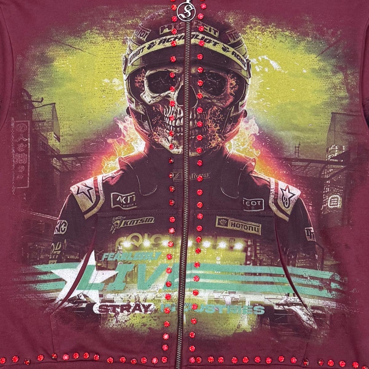 Stray chaos full-zip hoodie