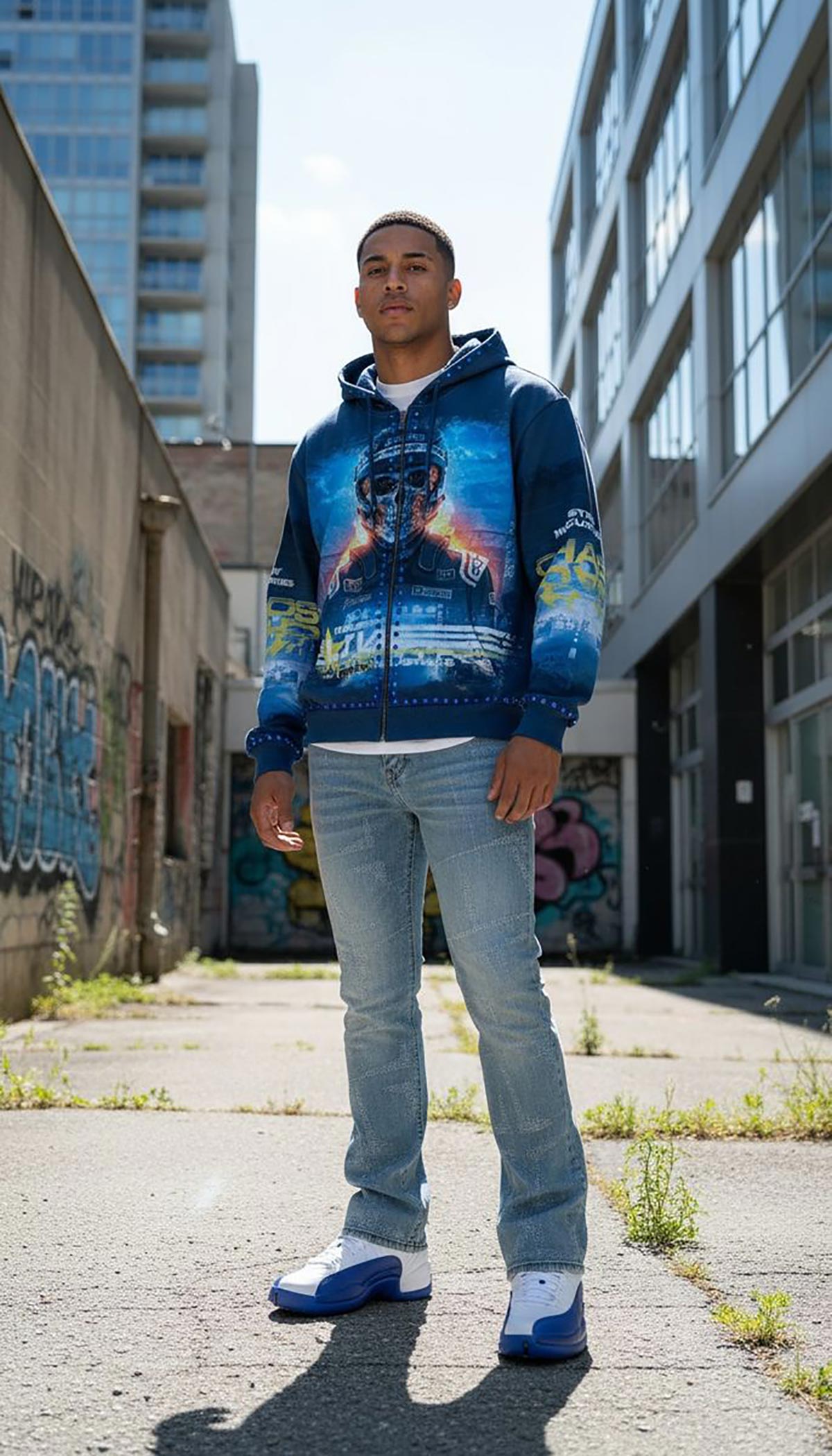 Stray chaos full-zip hoodie