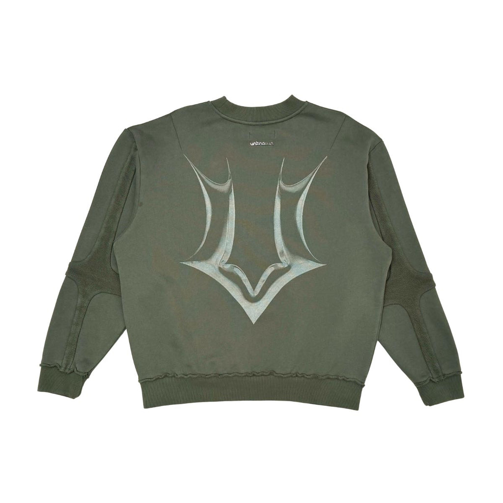 Unknown heavyweight cotton fleece crewneck sweatshirt