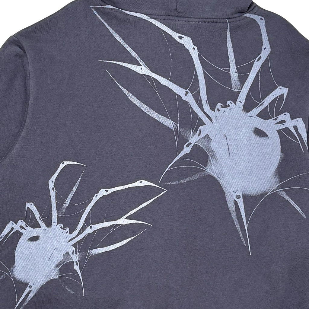 Unknown Garment-dyed, heavyweight cotton fleece cropped pullover hoodie