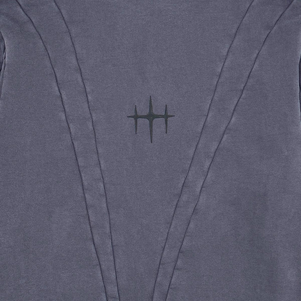 Unknown garment dyed full-zip hoodie