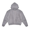Unknown garment dyed cotton fleece pullover hoodie