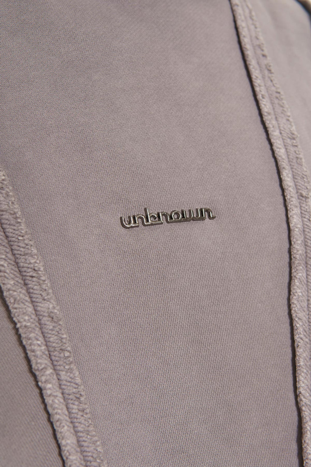 Unknown garment dyed cotton fleece pullover hoodie