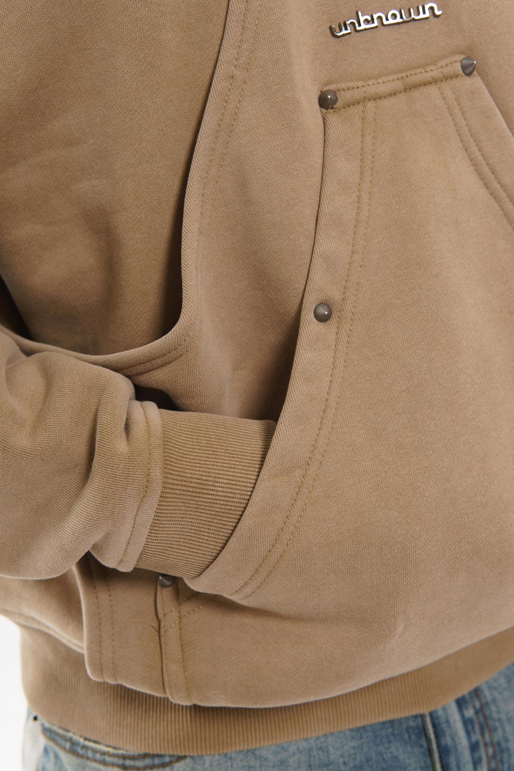 Unknown cotton fleece pullover hoodie