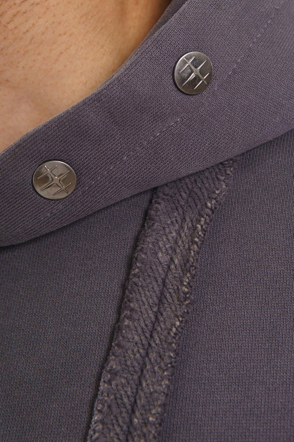 Unknown washed effect full-zip hoodie