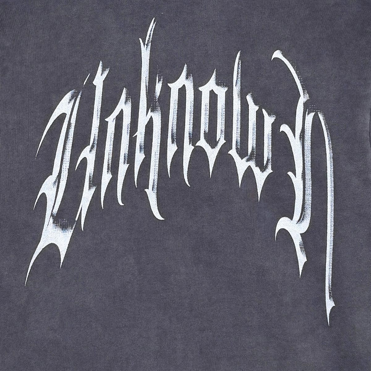 Unknown washed effect pullover hoodie