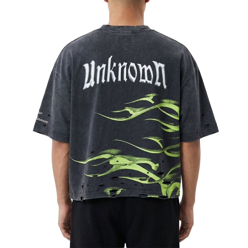 Metalic flames tee
