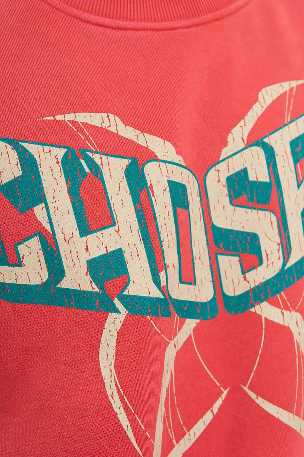 Chosen spiked skull oversized sweatshirt