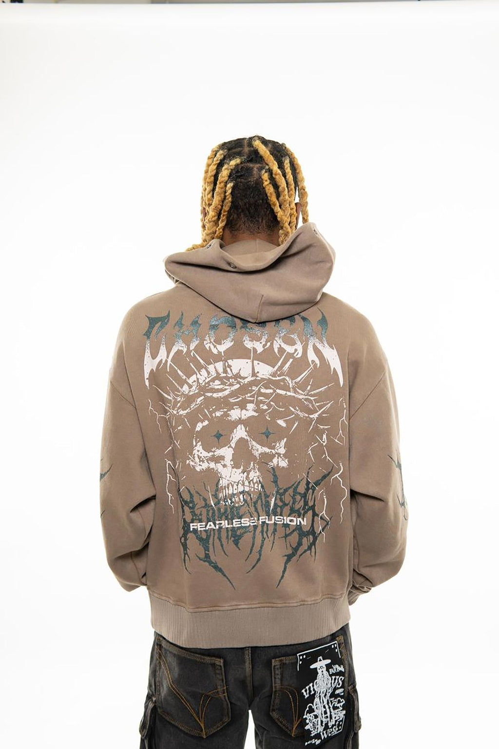 Gifted oversized pull-over hoodie