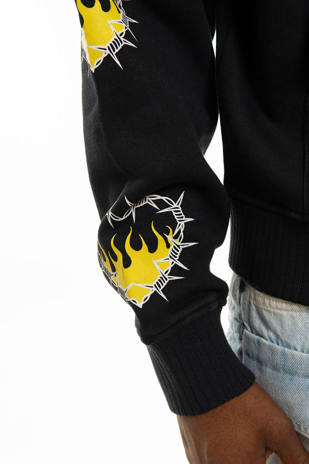 Fearless oversized pull-over hoodie