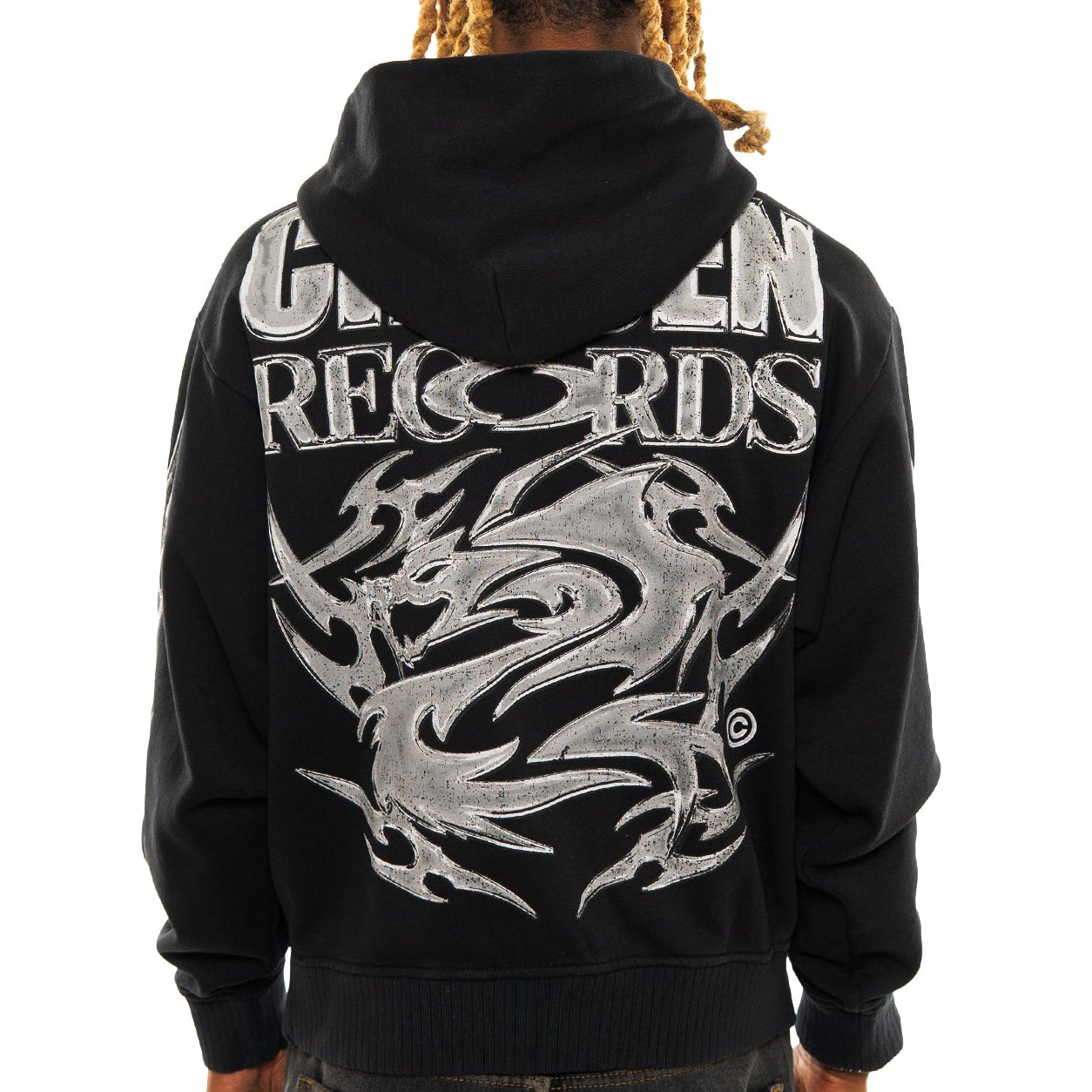 Chosen records oversized pull-over hoodie