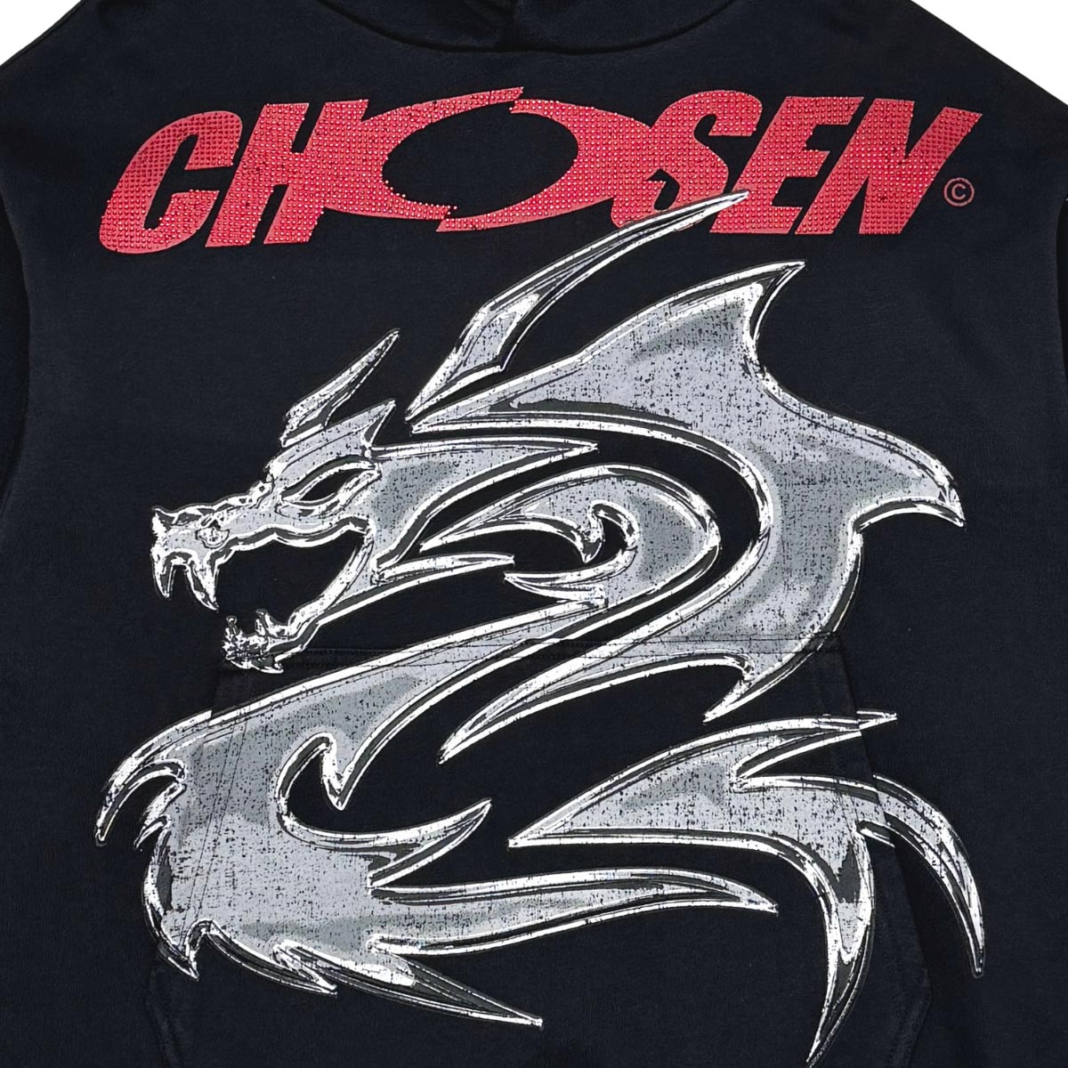 Chosen records oversized pull-over hoodie
