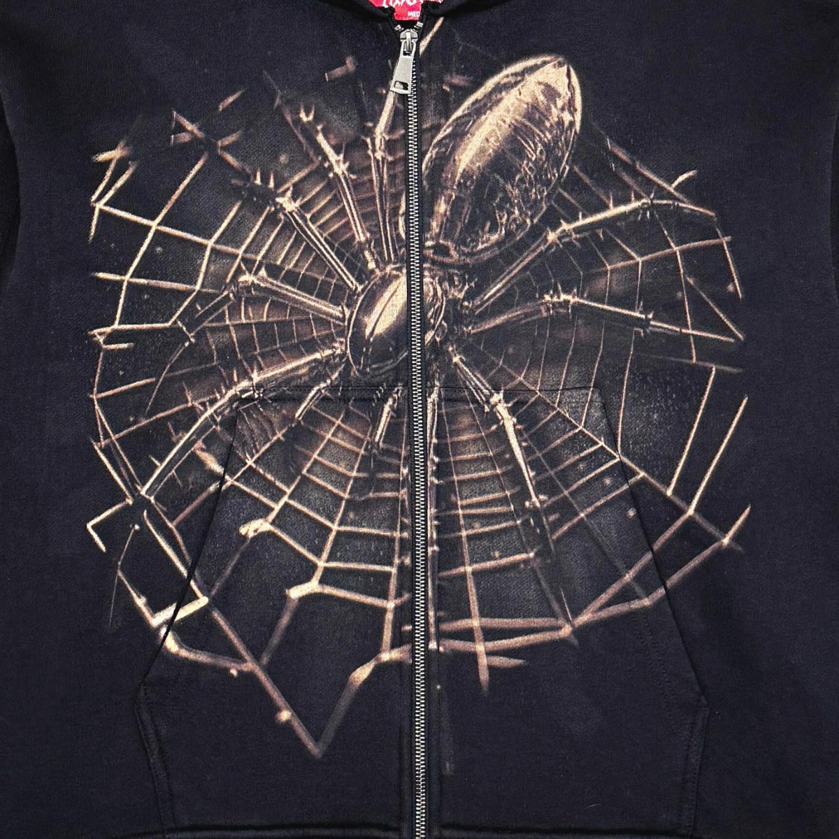 Spider oversized full zip hoodie set