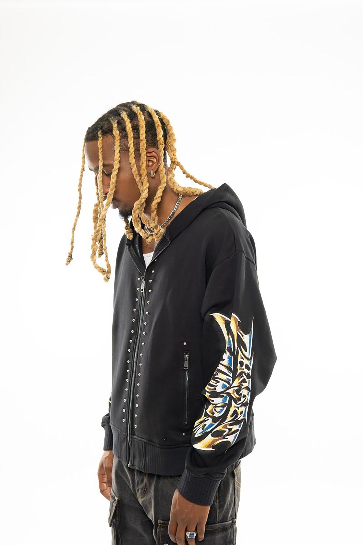 Chosen studios oversized full zip hoodie