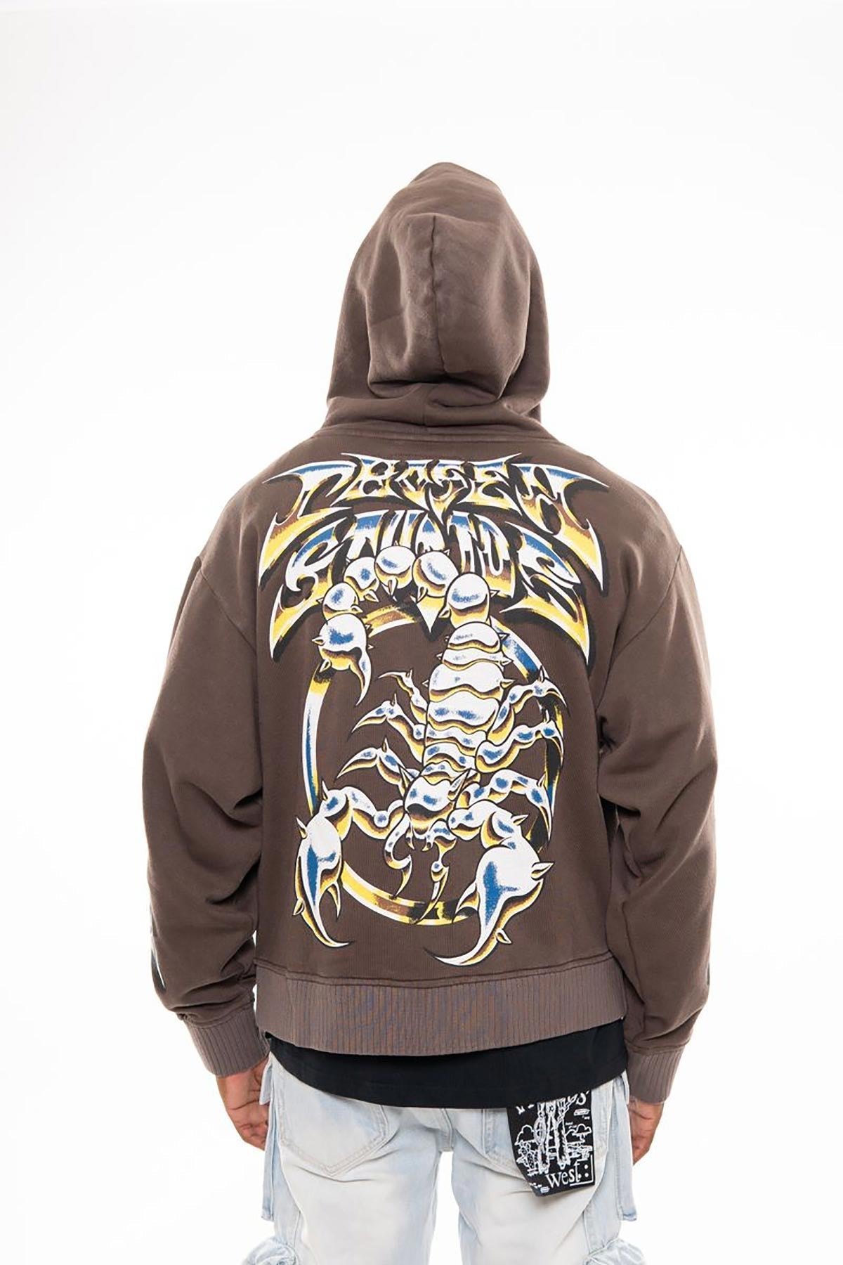 Chosen studios oversized full zip hoodie