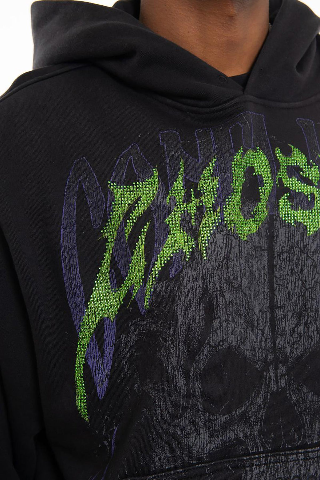 Conflicts oversized pull-over hoodie