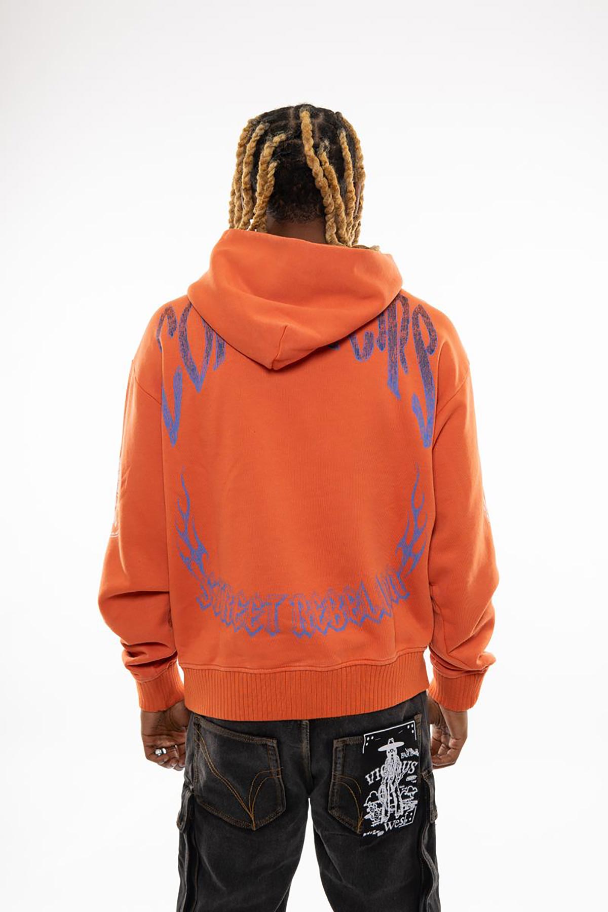 Conflicts oversized pull-over hoodie