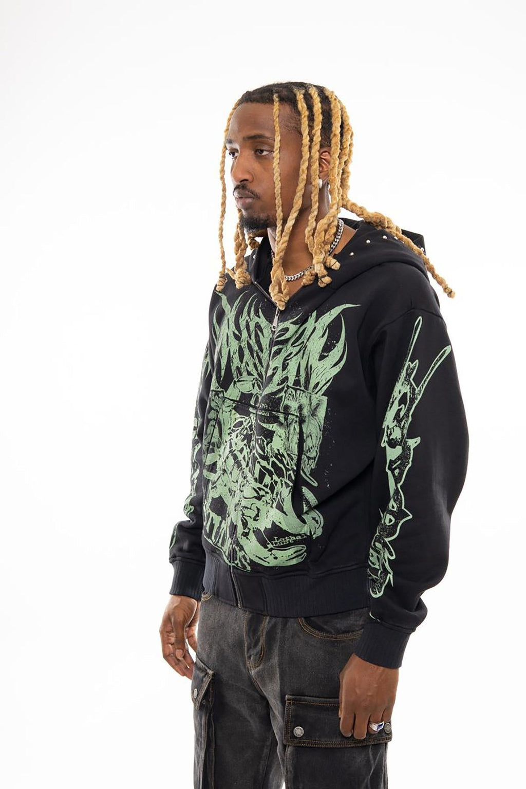 Scorpion oversized full zip hoodie