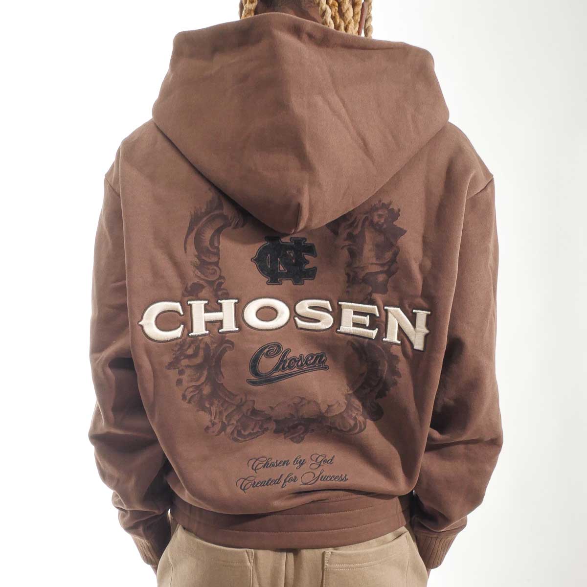 Washed quarter zip frame hoodie