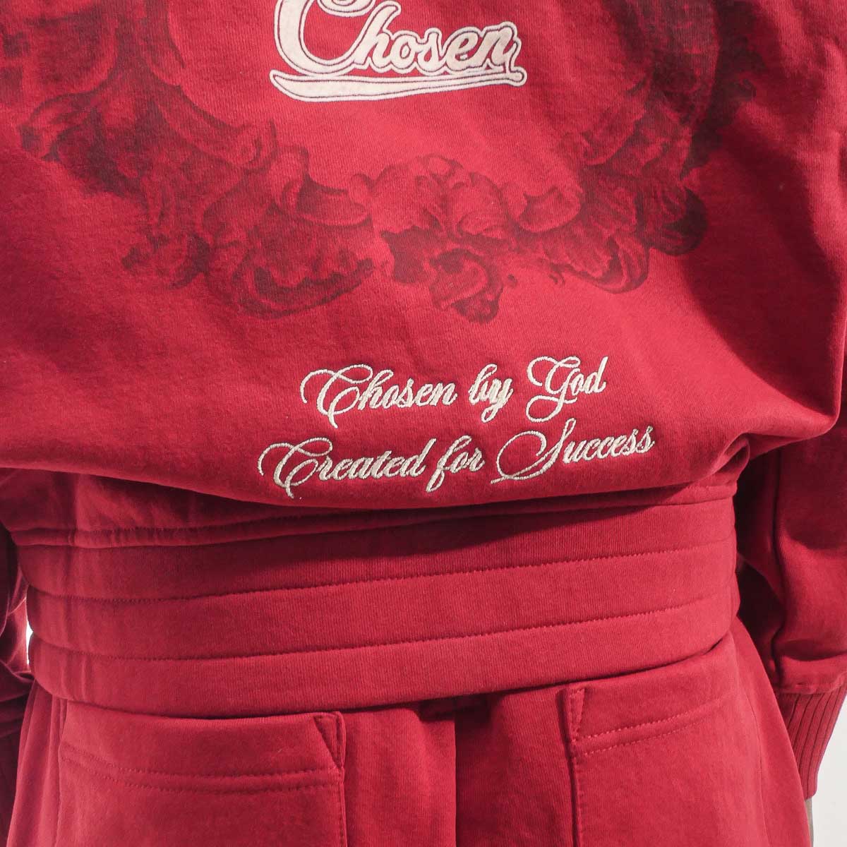 Washed quarter zip frame hoodie