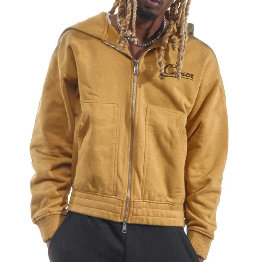 Chosen washed full-zip hoodie