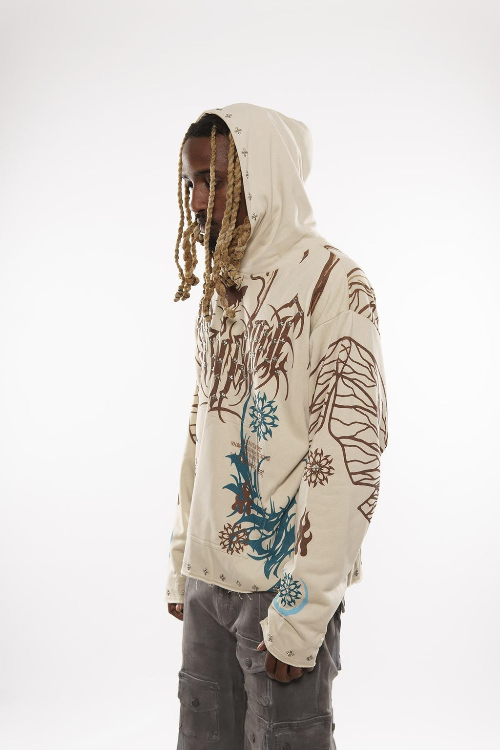 Atlas beetle pullover hoodie