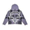 Diss the order skull zip up hoodie