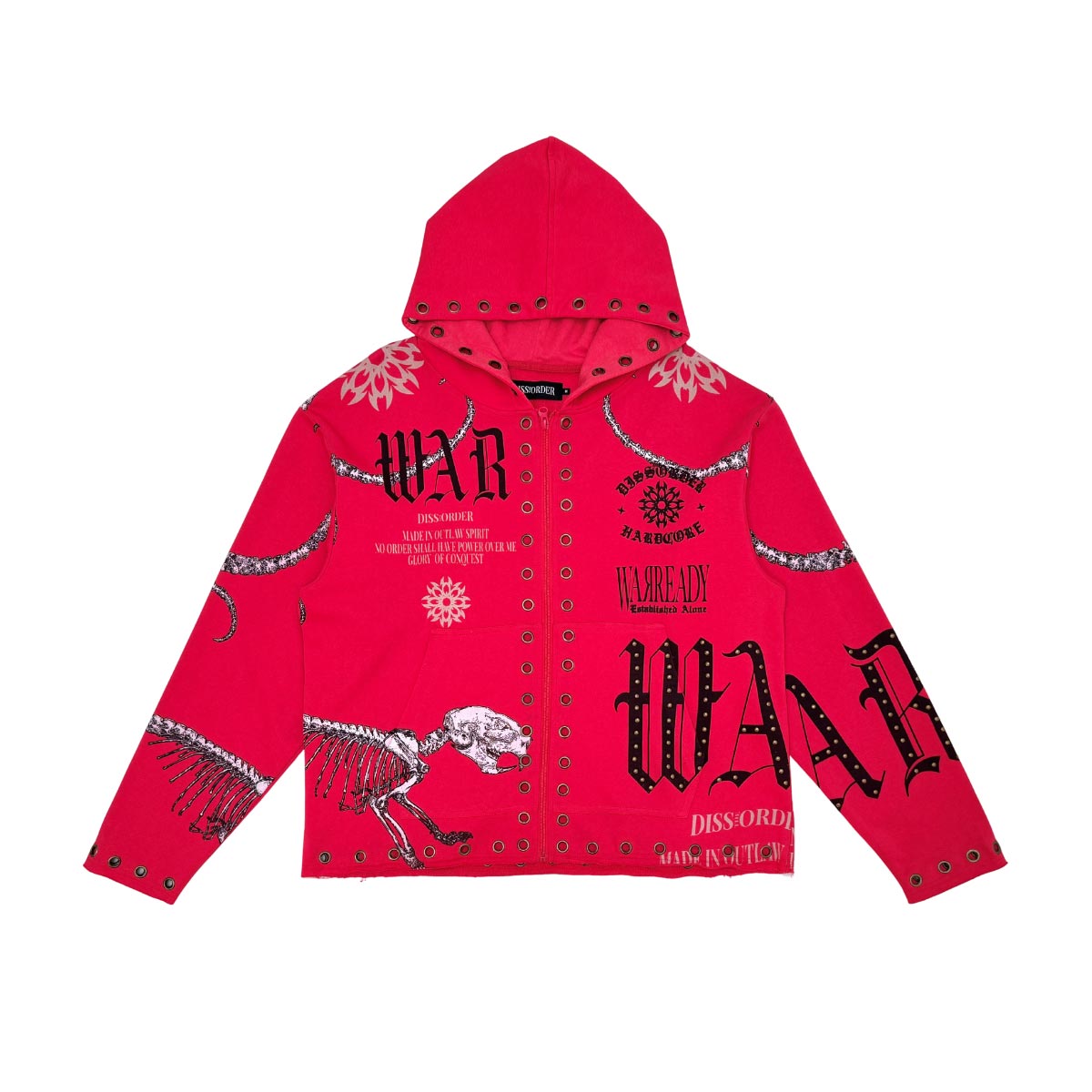 Glory of conquest zip up hoodie