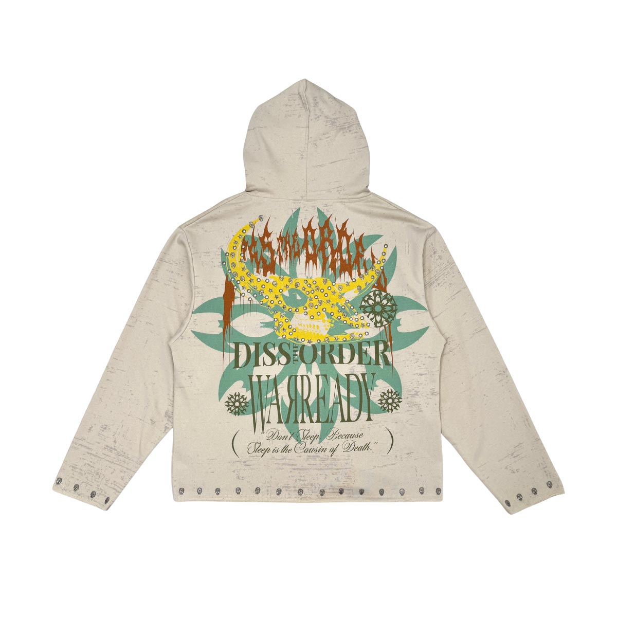 Diss the order zip up hoodie