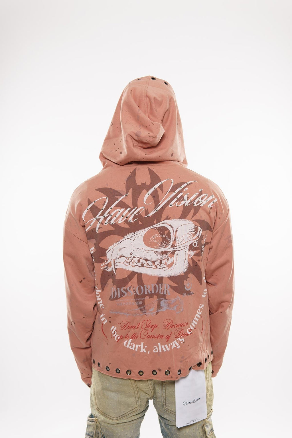 Don't sleep zip up hoodie