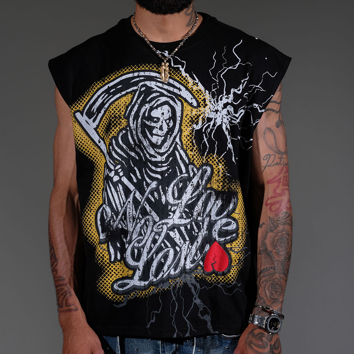 No love lost sleeveless shirt