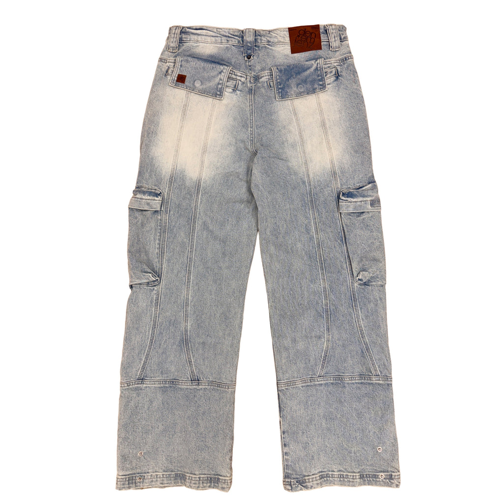Baggy Denim Cargo Jeans