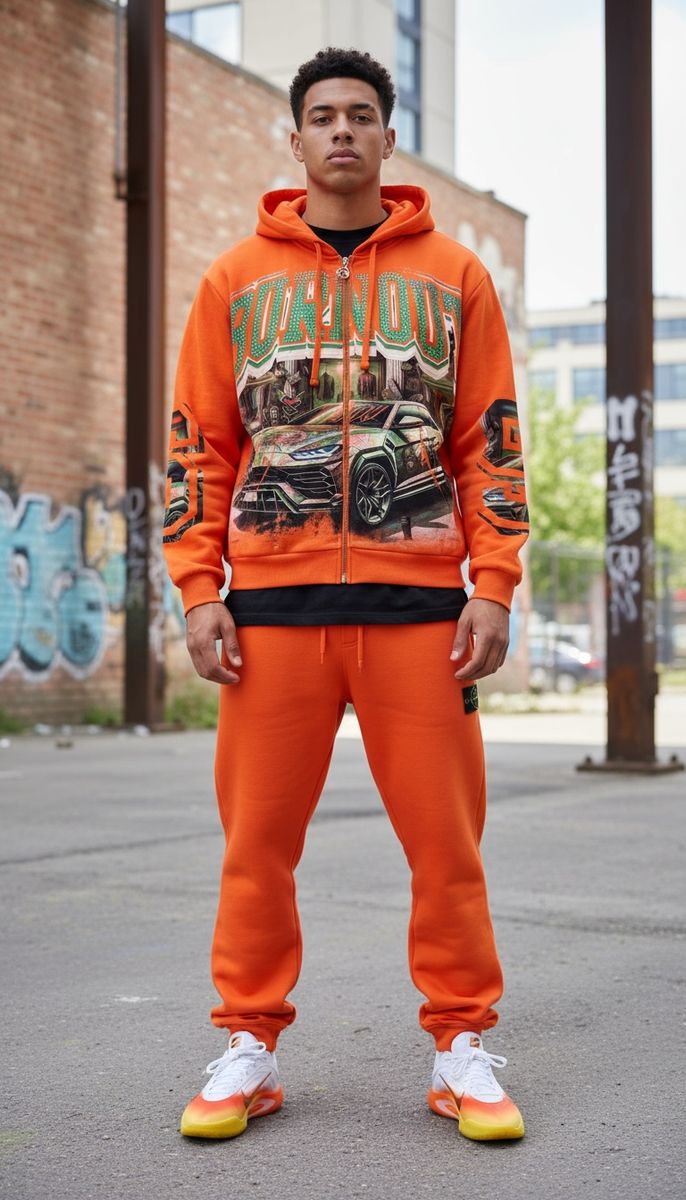 Stray burnout full-zip hoodie