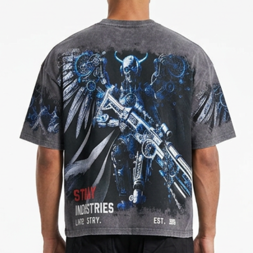 Cyborg angel tshirt