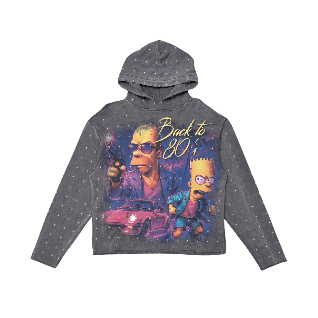 Back to 80's hoodie