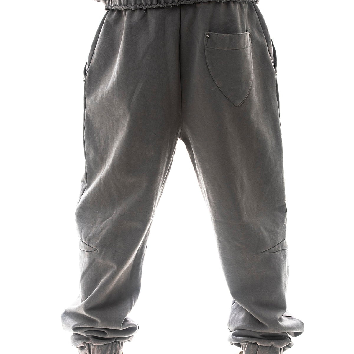 Garment-dyed heavyweight cotton fleece sweatpants