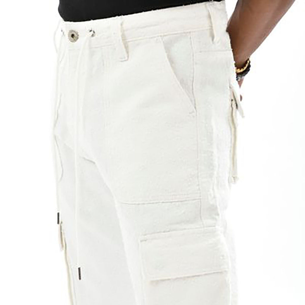 Multi cargo fit denim