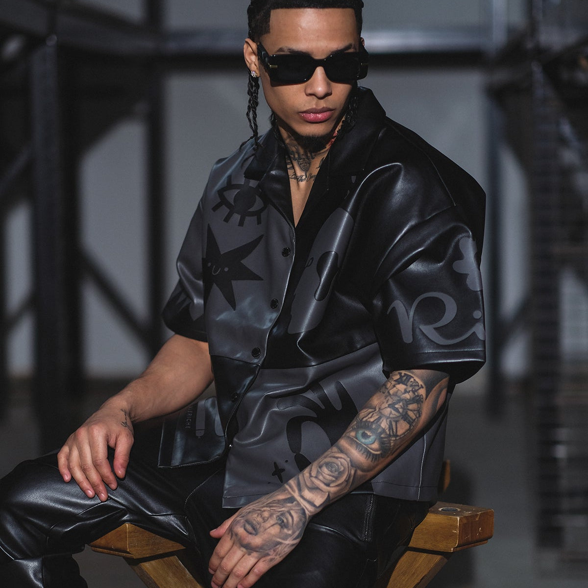 Tribal colorblock pant