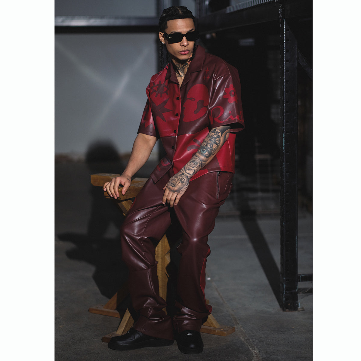 Tribal colorblock pant