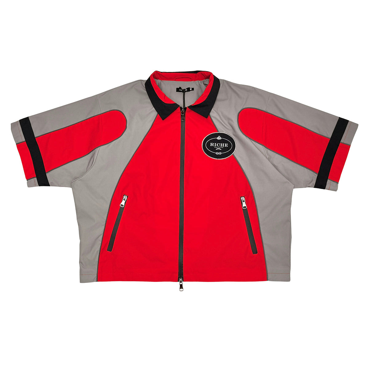 Nylon biker jacket set